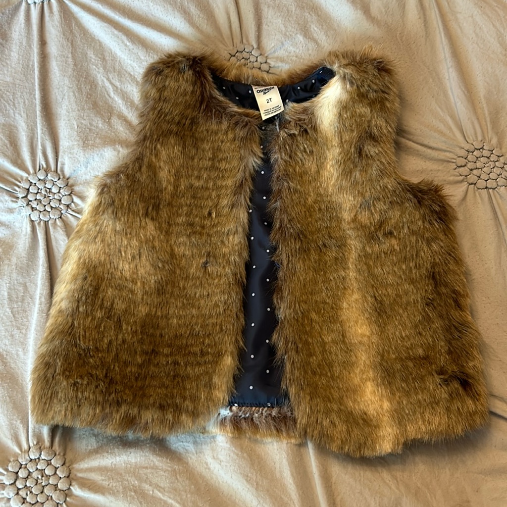 Oshkosh Faux Fur Vest